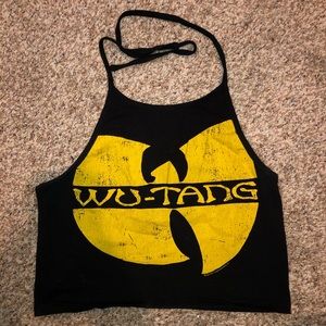 Wu Tang clan halter crop top
